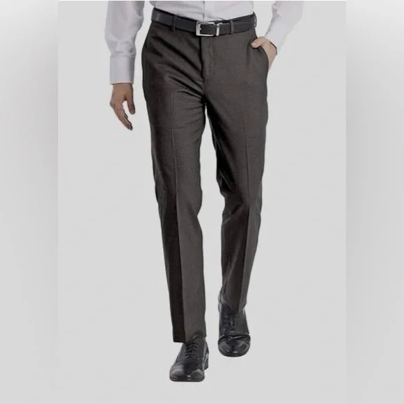 🕶️CALVIN KLEIN🕶️MENS GRAY DRESS SLACKS 40X29 NWT!!! - Picture 2 of 5
